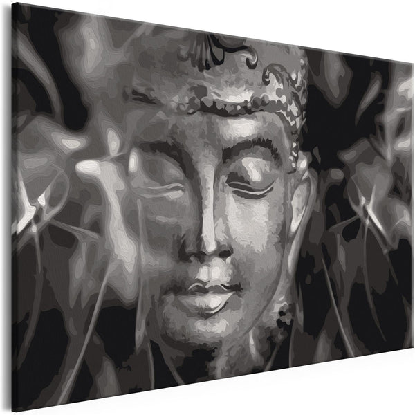 Quadro fai da te - Buddha in Black and White