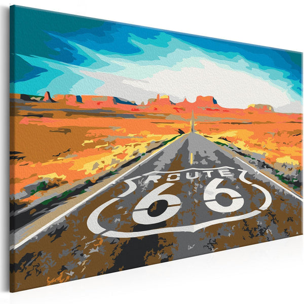 Quadro fai da te - Route 66