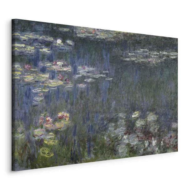 Quadro - Waterlilies: Green Reflections (Claude Monet)