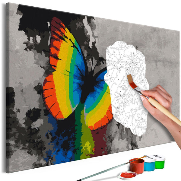 Quadro fai da te - Colourful Butterfly