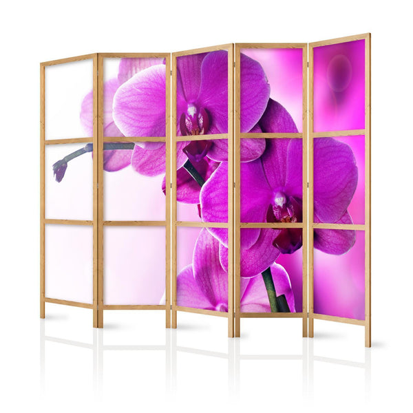 Paravento giapponese - Violet Orchids II