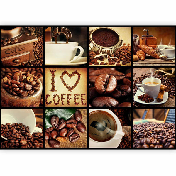 Carta da parati - Coffee - Collage