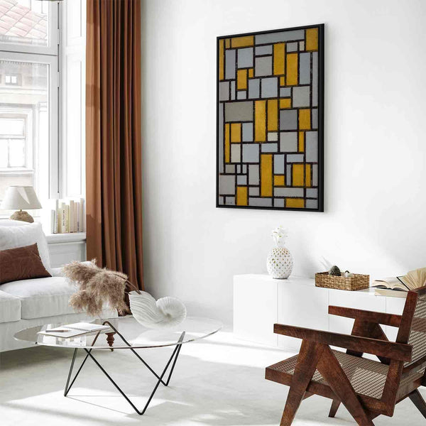 Quadro - Composition with grid 1 (Piet Mondrian)