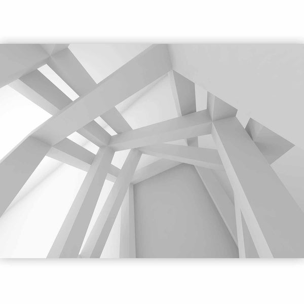 Carta da parati 3D - White Construction