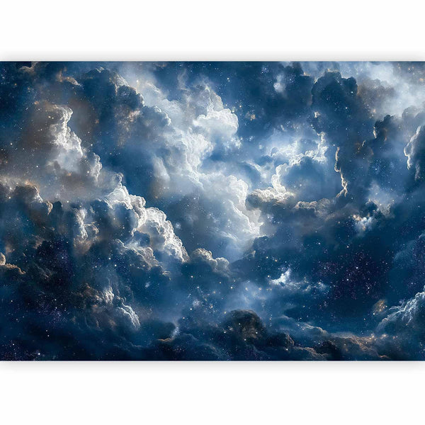 Carta da parati - Astronomical Wonders: Clouds and Stars in Harmonious Combination