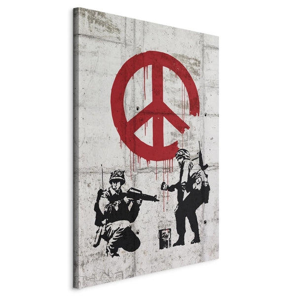 Quadro - Soldiers Painting Peace by Banksy