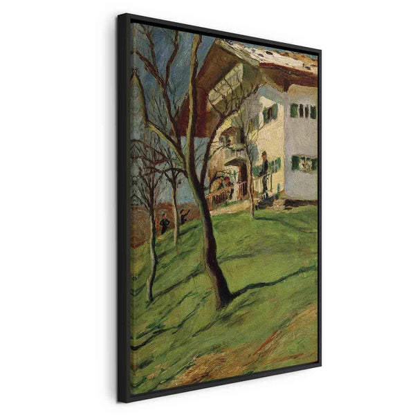 Quadro - Unser Häuschen in Tegernsee (August Macke)