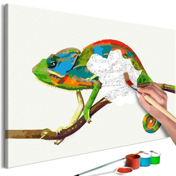 Quadro fai da te - Chameleon