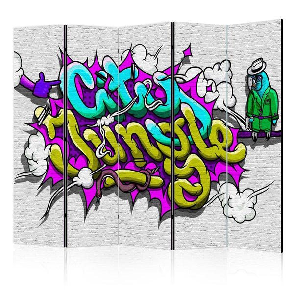 Separè per interni - City Jungle - graffiti II [Room Dividers]