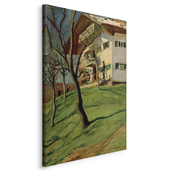 Quadro - Unser Häuschen in Tegernsee (August Macke)