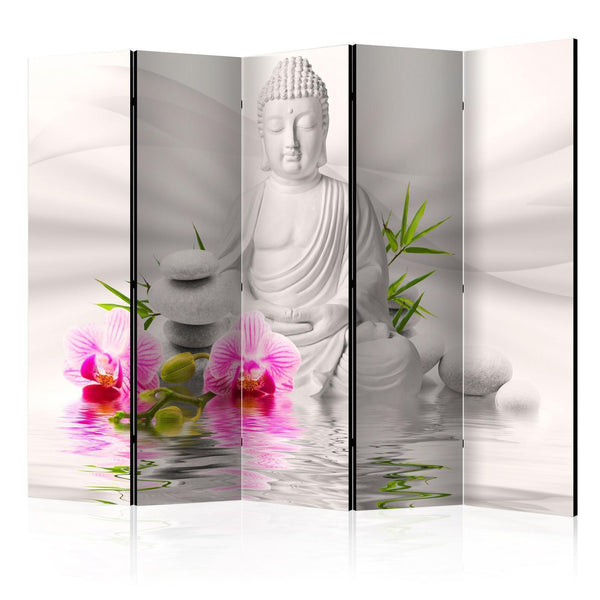 Separè per interni - Buddha and Orchids II [Room Dividers]