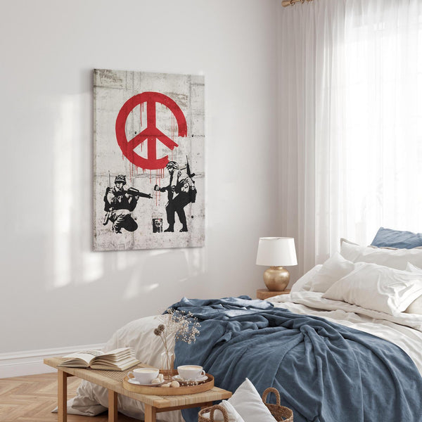 Quadro - Soldiers Painting Peace by Banksy