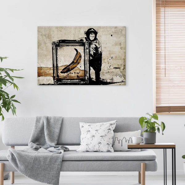 Quadro - Inspired by Banksy - sepia