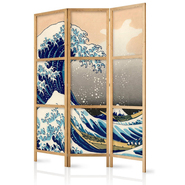 Paravento giapponese - Great Wave in Kanagawa I