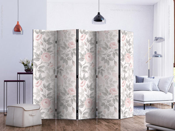 Separè per interni - Watercolor Roses [Room Dividers]