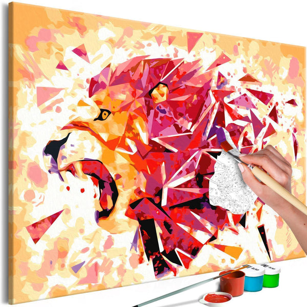 Quadro fai da te - Abstract Lion