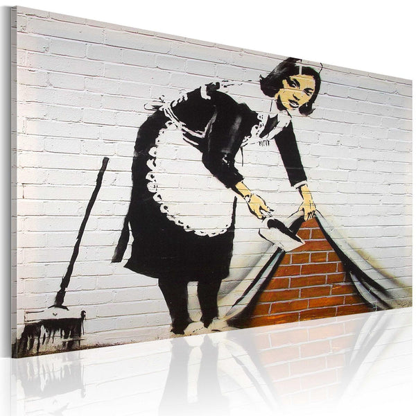 Quadro - Cleaning lady (Banksy)