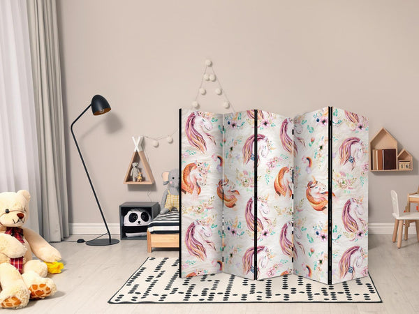 Separè per interni - Pastel Unicorns II [Room Dividers]