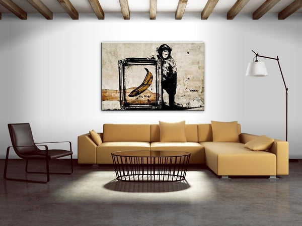 Quadro - Inspired by Banksy - sepia