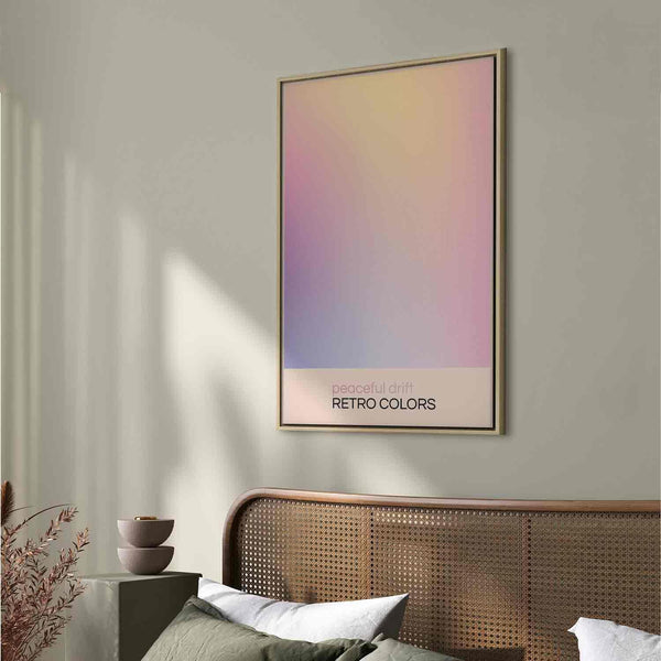 Quadro - Peaceful Drift - Delicate Pastel Shades Creating a Harmonious Whole