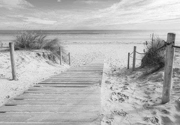 Carta da parati - On the beach - black and white