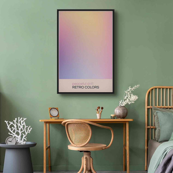 Quadro - Peaceful Drift - Delicate Pastel Shades Creating a Harmonious Whole