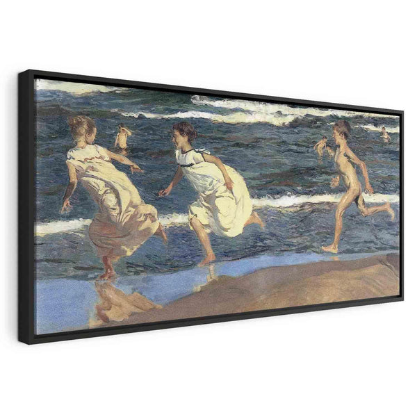 Quadro - Running along the Beach (Joaquín Sorolla y Bastida)