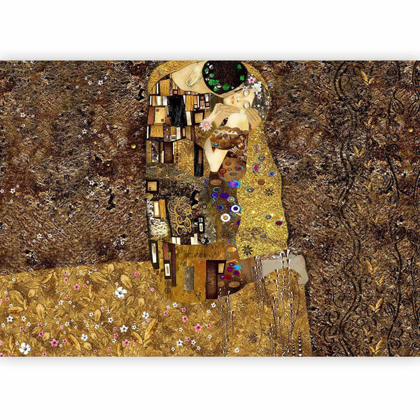 Carta da parati - Klimt inspiration: Golden Kiss