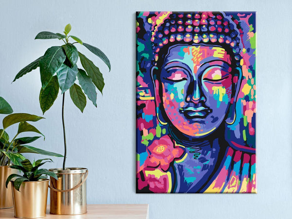 Quadro fai da te - Buddha's Crazy Colors