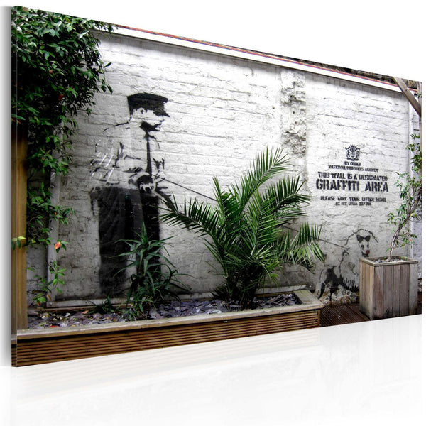 Quadro - Graffiti area (Banksy)