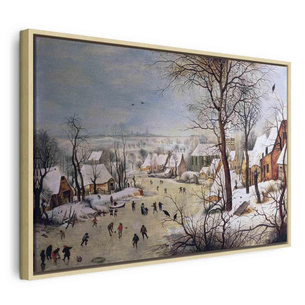 Quadro - Winter Landscape with Birdtrap (Pieter Bruegel the Elder)