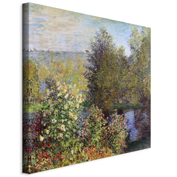 Quadro - Coin de jardin à Montgeron (Claude Monet)