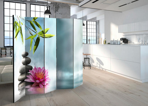 Separè per interni - Water Lily and Zen Stones II [Room Dividers]