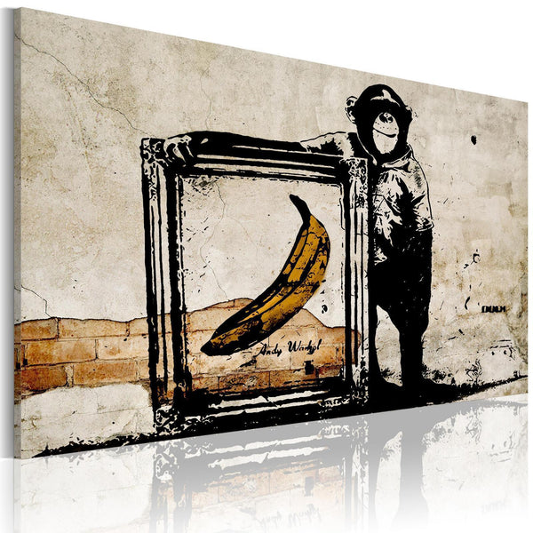 Quadro - Inspired by Banksy - sepia