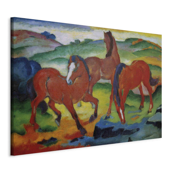 Quadro - The Red Horses (Grazing Horses IV) (Franz Marc)