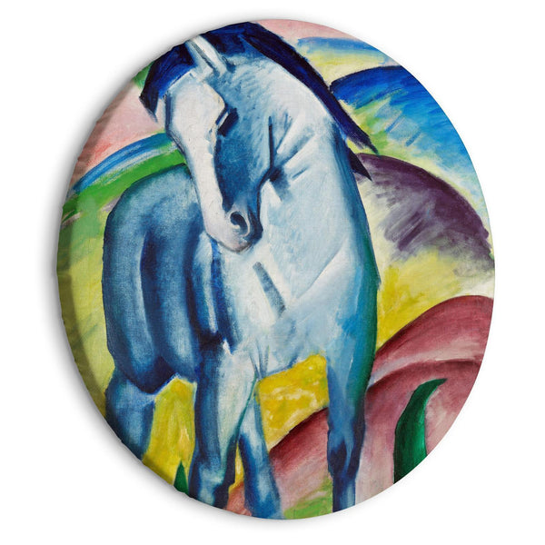 Quadro rotondo - Blue Horse (Franz Marc)