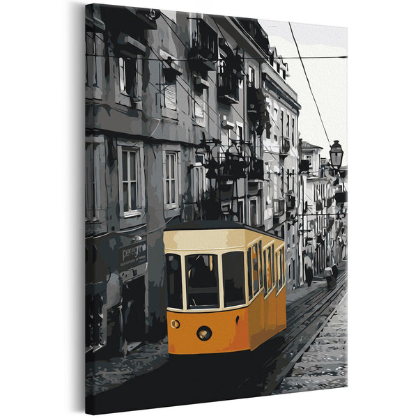 Quadro fai da te - Tram in Lisbon