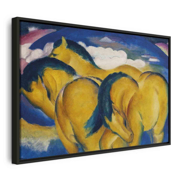 Quadro - Little Yellow Horses (Franz Marc)