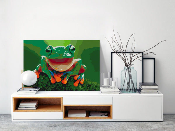 Quadro fai da te - Laughing Frog