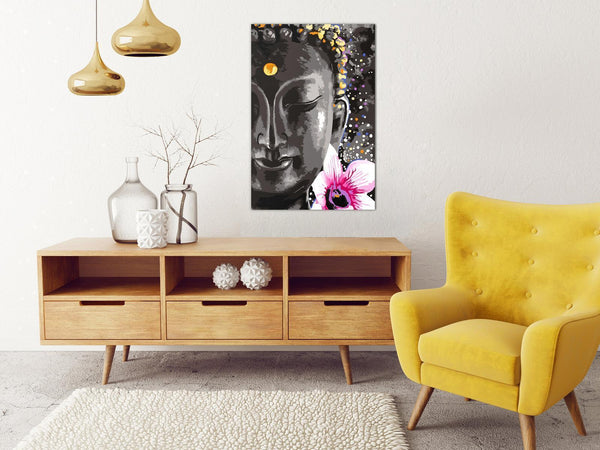 Quadro fai da te - Buddha and Flower