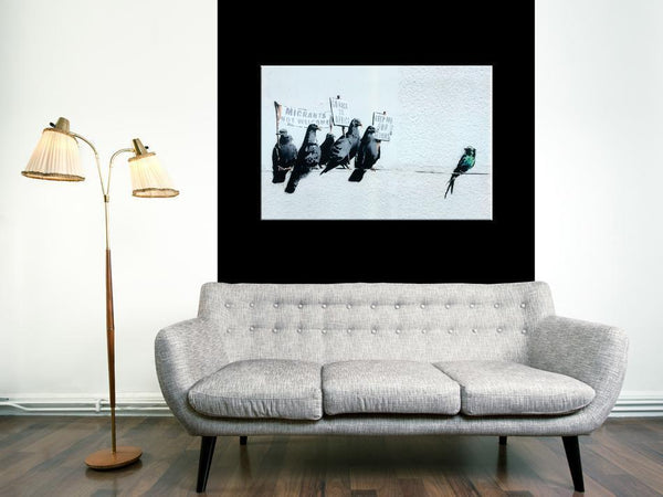 Quadro - Protesting Birds by Banksy