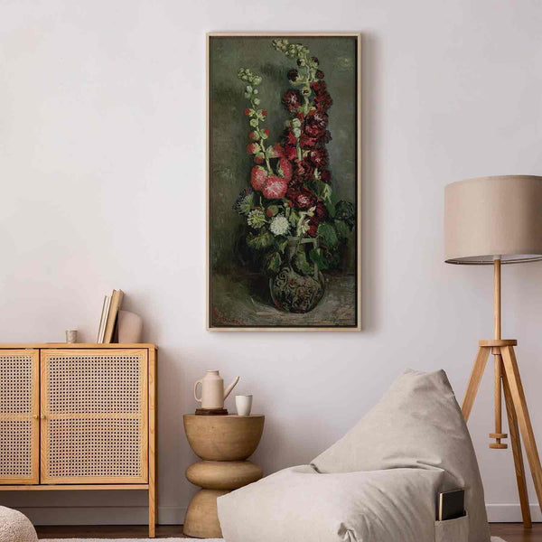 Quadro - Vase of Hollyhocks (Vincent Van Gogh)