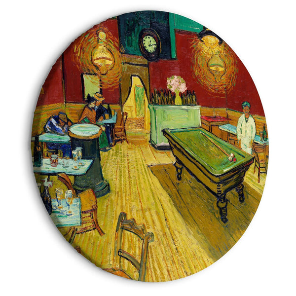 Quadro rotondo - The Night Café (Vincent van Gogh)