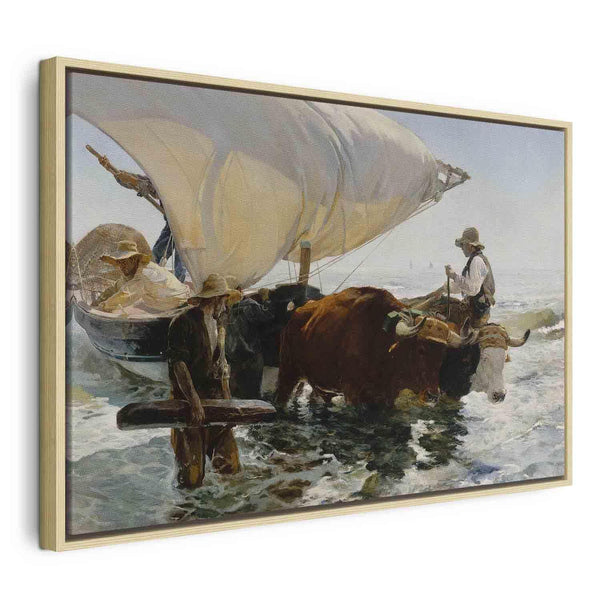 Quadro - The Return from Fishing (Joaquín Sorolla y Bastida)