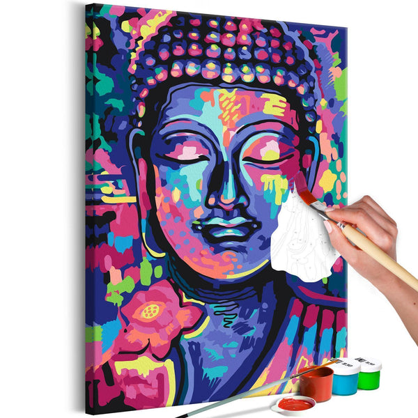 Quadro fai da te - Buddha's Crazy Colors