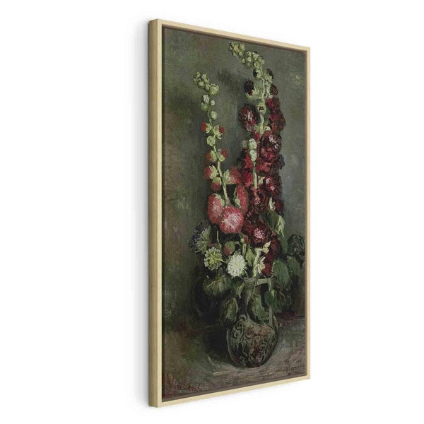 Quadro - Vase of Hollyhocks (Vincent Van Gogh)