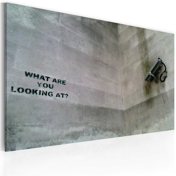 Quadro - What are you looking at? (Banksy)