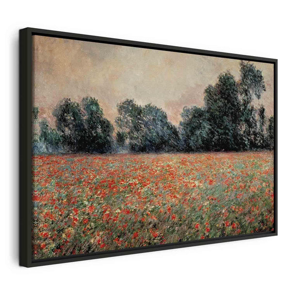 Quadro - Field with wild Poppies (Claude Monet)