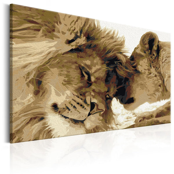 Quadro fai da te - Lions In Love