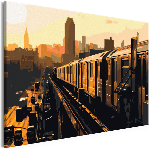 Quadro fai da te - New York Subway